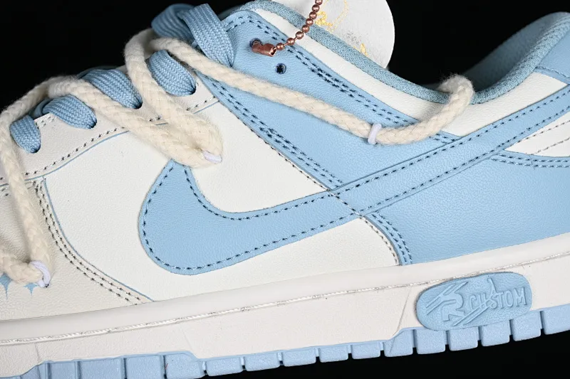 All Categories Nk SB Dunk Series Nk SB Dunk Low Low-top sneakers Nk Dunk Low Summer Stars Sea Salt Milk Ice Customized version of deconstructed strap casual sneakers DD1503-123